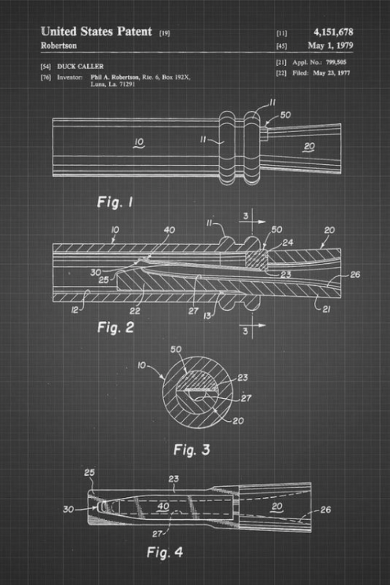 United State Patent of calls