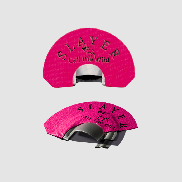 Isabella Creek Elk Reed from the Clearwater Diaphragm Series, pink tape, black latex
