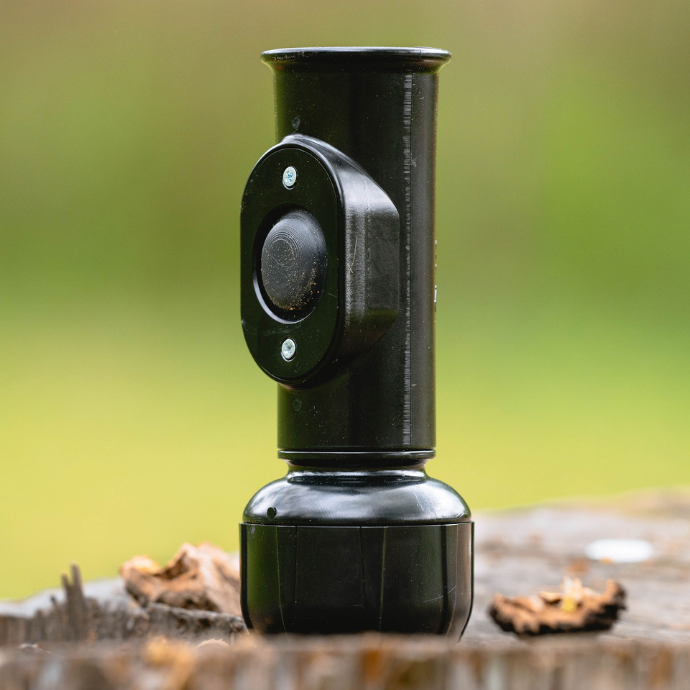 Close up of Slayer Calls Enchantress push button cow call, the Ultimate Elk Slayer.
