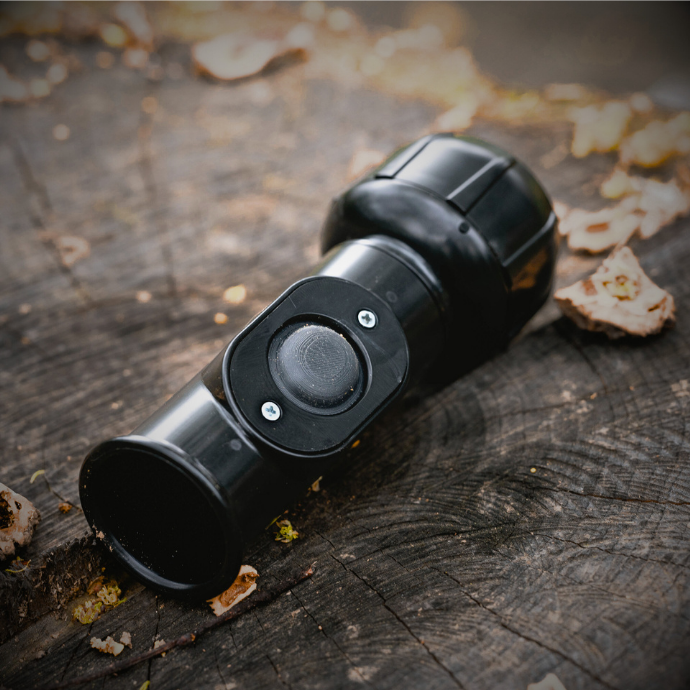 Close up view of the Enchantress push-button cow call by Slayer Calls.