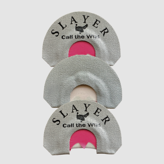 Grey Batwing Turkey Mouth Call - Slayer Calls | 3-Pack