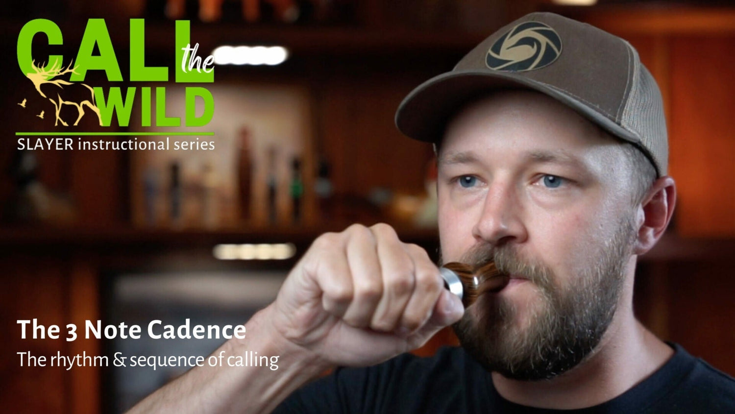 Matt Carey, Slayer PRO, demonstrating how to run a duck call 