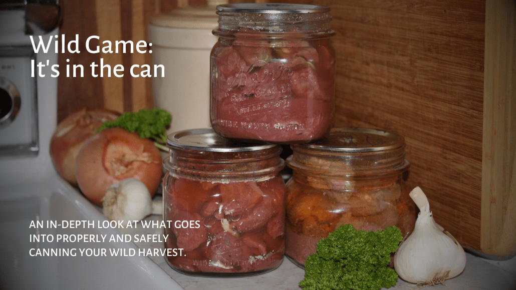 Canned wild game—delicious and easy