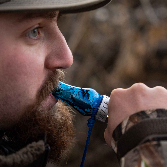 Ranger Duck Call | Acrylic | Double Reed & Single Reed Duck Calls from Slayer Calls in Yellow Jacket Mesh