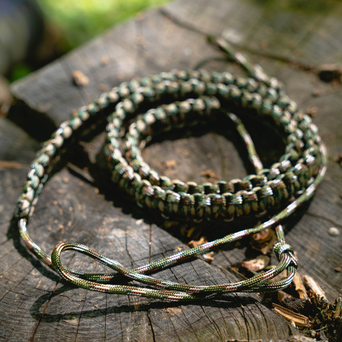 paracord strap for bugle tubes and elk calls