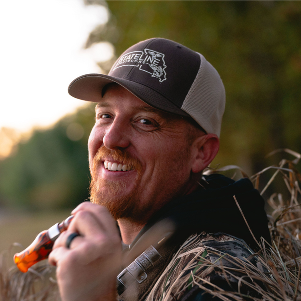 Hunter smiling with call