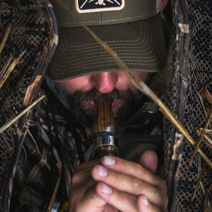 The Axe, Honker Goose Call in bocote wood