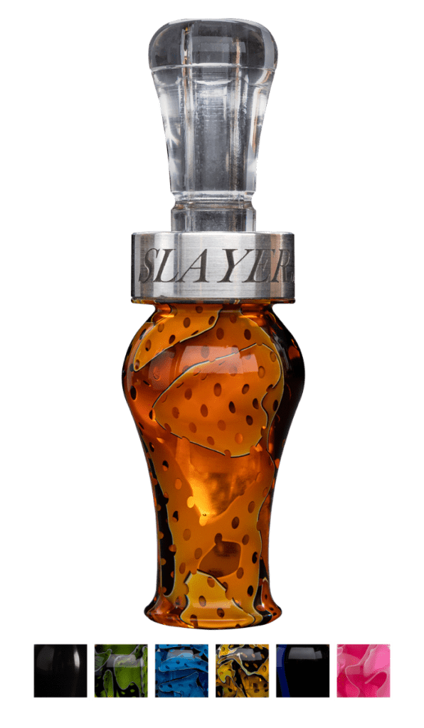 Drake Slayer double reed duck call - color, citrine