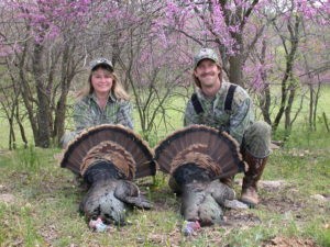 Grand slam gobbler from Texas Rio Grande, a loud-mouthed jake
