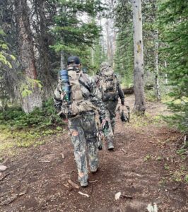 Post shot archery tips, elk hunters tracking elk after the shot
