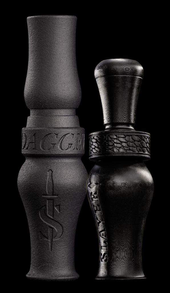 Beginner's combo pack show with Slayer's Dagger goose call and Mallard Reaper duck call